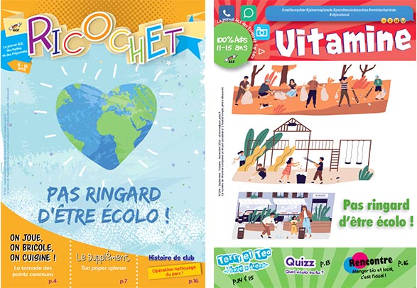 Revues pour enfants Ricochet et Vitamine