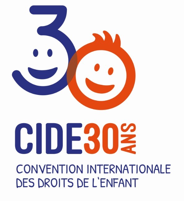 CIDE - Convention internationale des droits de l'enfant - logo des 30 ans en 2019