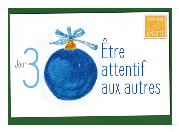 Carte postale de l'Avent 2019 - ACE