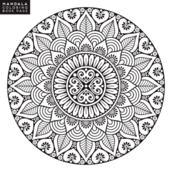 Coloriage Mandala inspirant