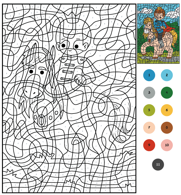 Coloriage magique - ACE