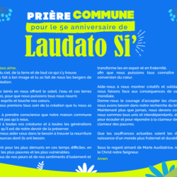 Prière laudato si