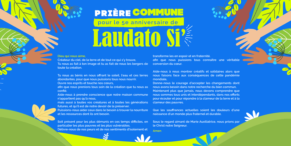 Prière laudato si