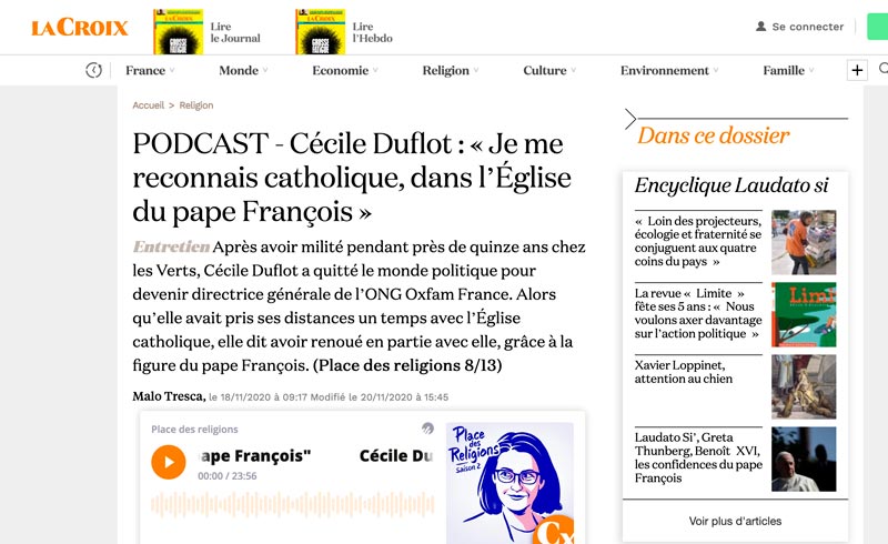 Article Cécile Duflot