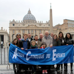 Voyage à Rome de l'Action Catholique des Enfants