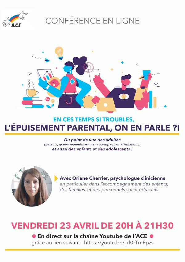 Conférence en ligne : « épuisement parental, on en parle ?! »